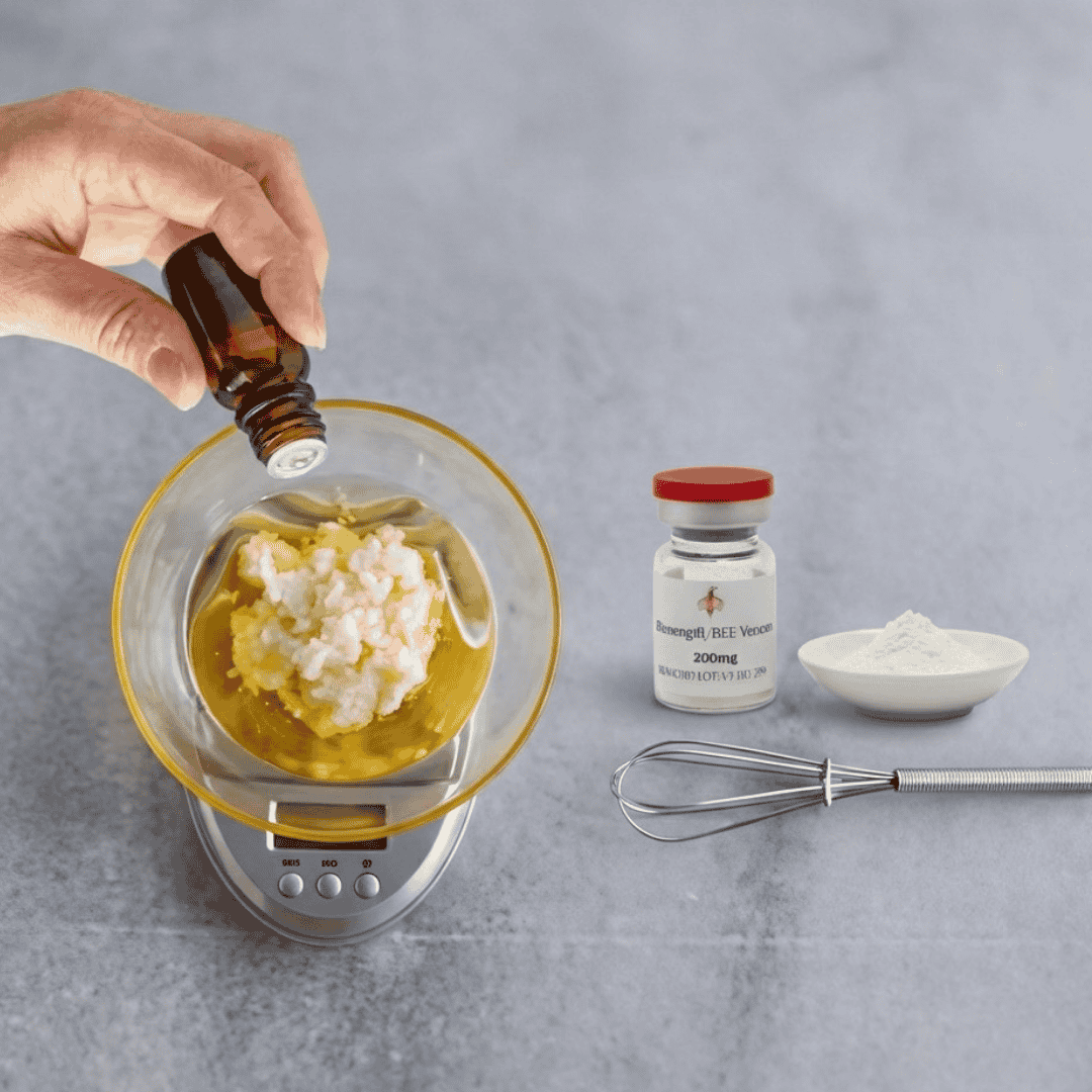 Ist das eigene Herstellen von Kosmetik mit Bienengift kompliziert?