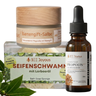Königinnen-Set: Bienengift-Salbe, Propolisöl und Seifenschwamm von Bee Joyous