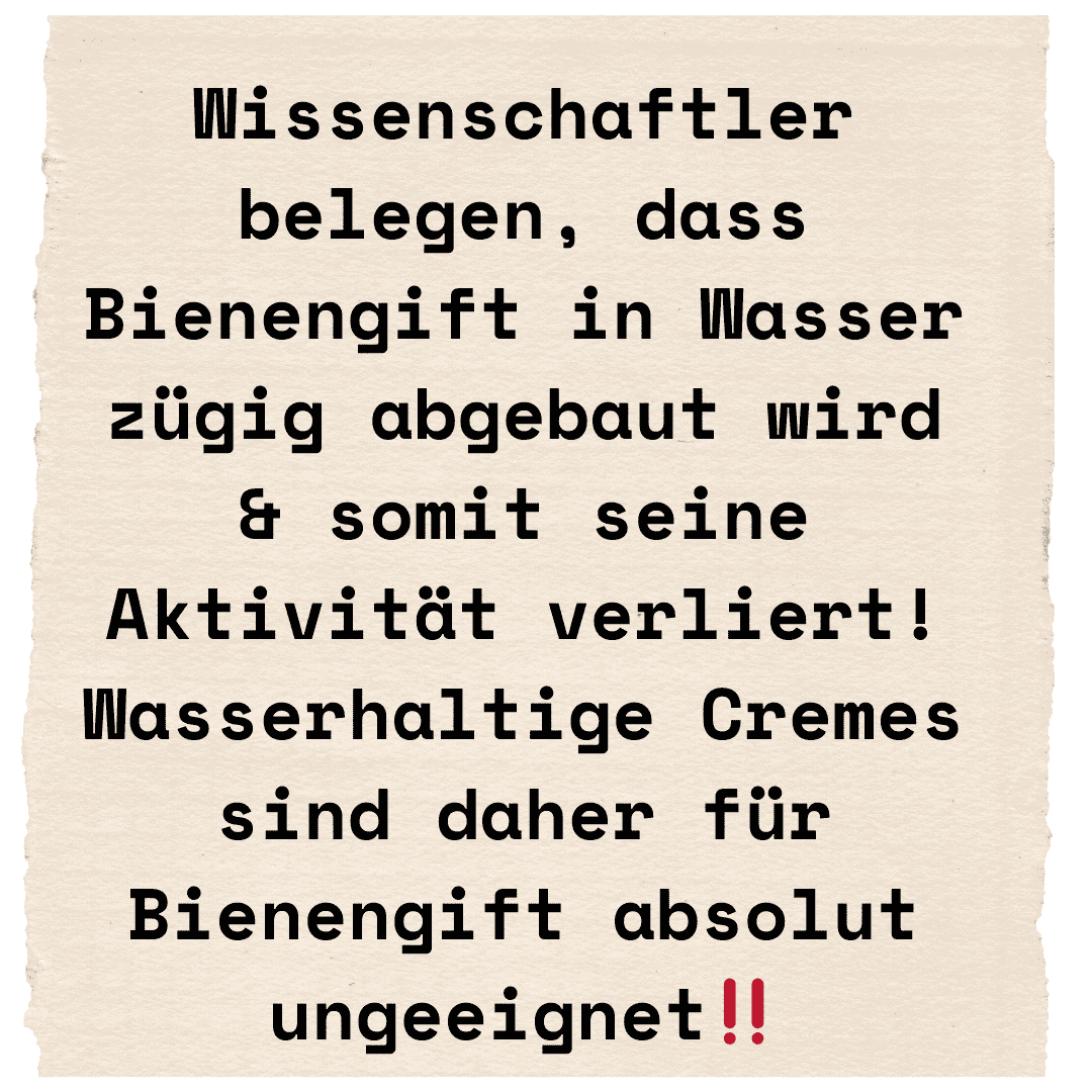 Wissenschaftliche Hintergründe zu Bienengift und Melittin