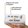 Geschenkset: besticktes Gästehandtuch & BEE Joyous Bienengift-Salbe