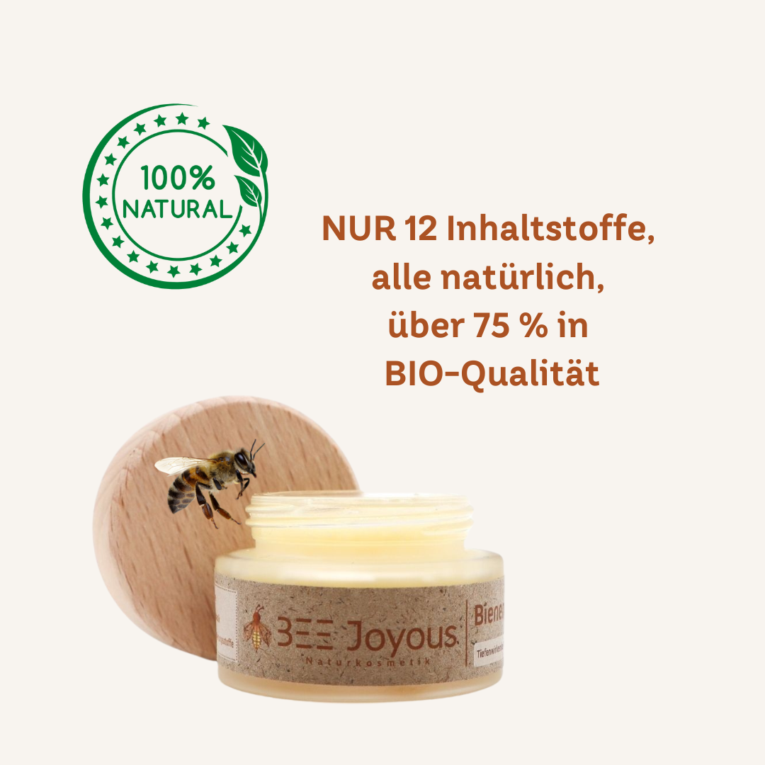 BEE Joyous Bienengiftsalbe in Bio-Qualität, nur 12 Inhaltsstoffe